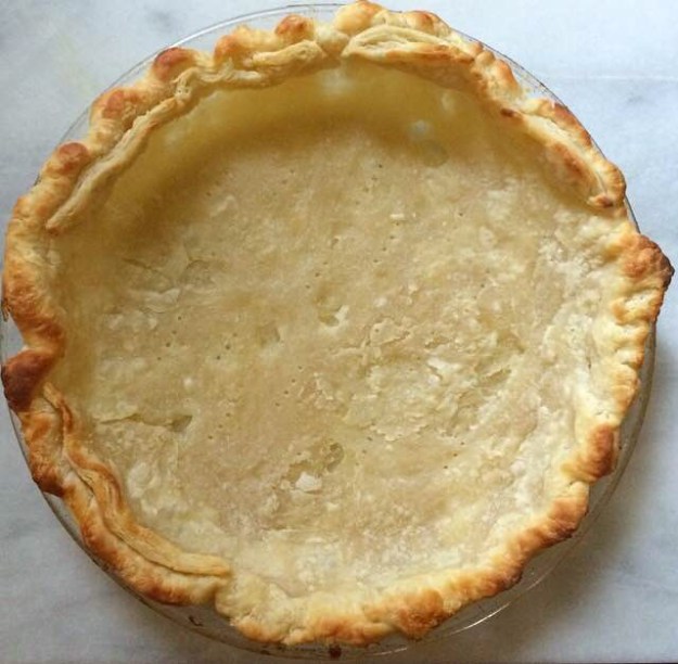 Black Bottom Pear & Almond Pie