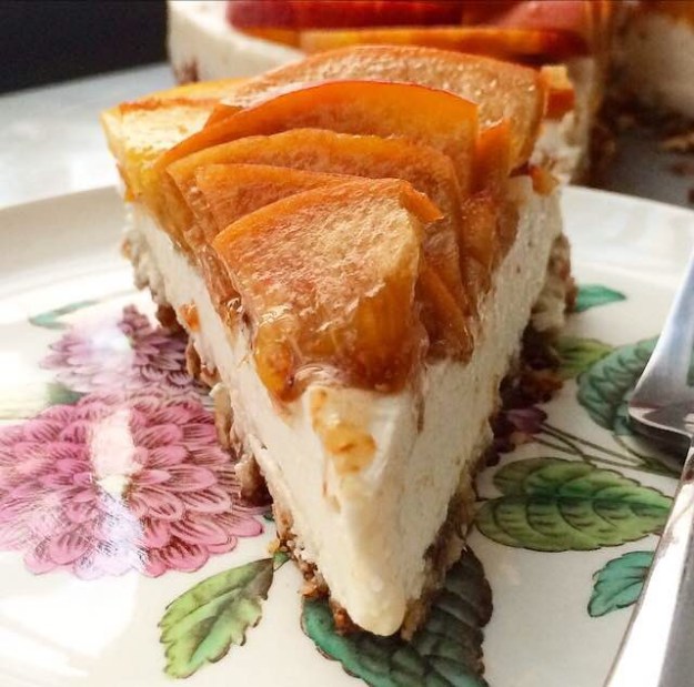 Peachy Paleo Cheesecake {Vegan & Grain-Free}