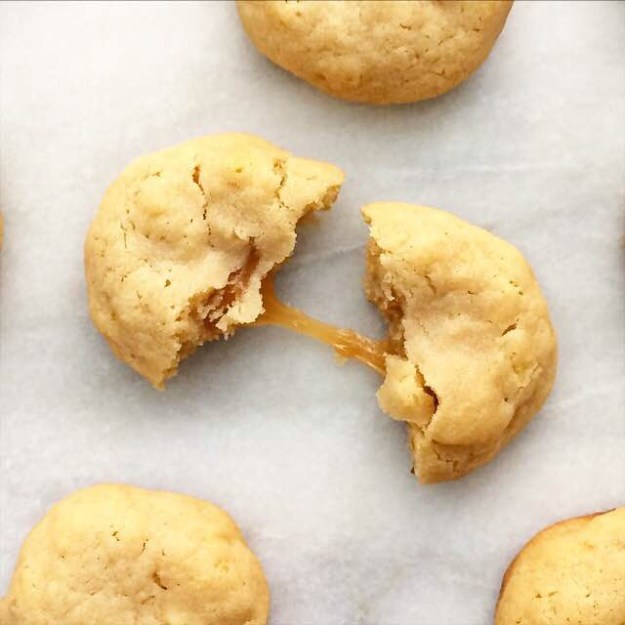 Caramel-Stuffed Potato Chip Cookies