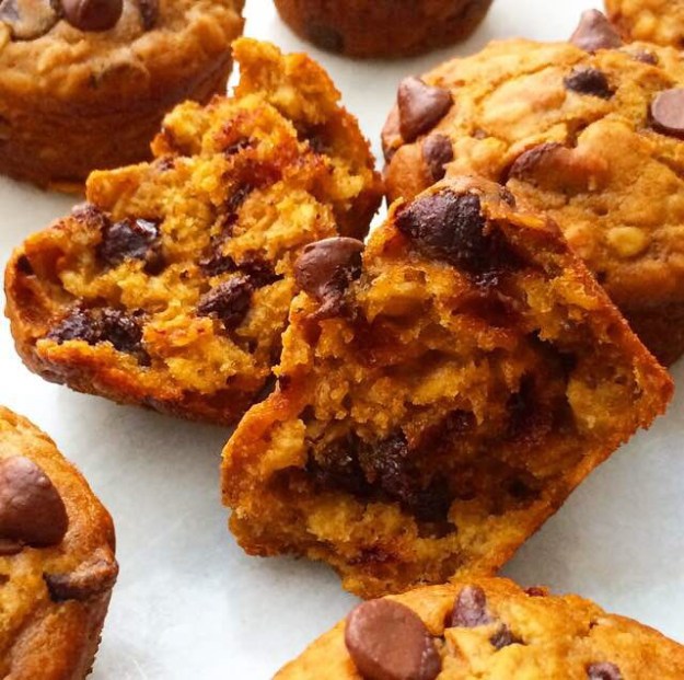 Pumpkin Oat Muffins