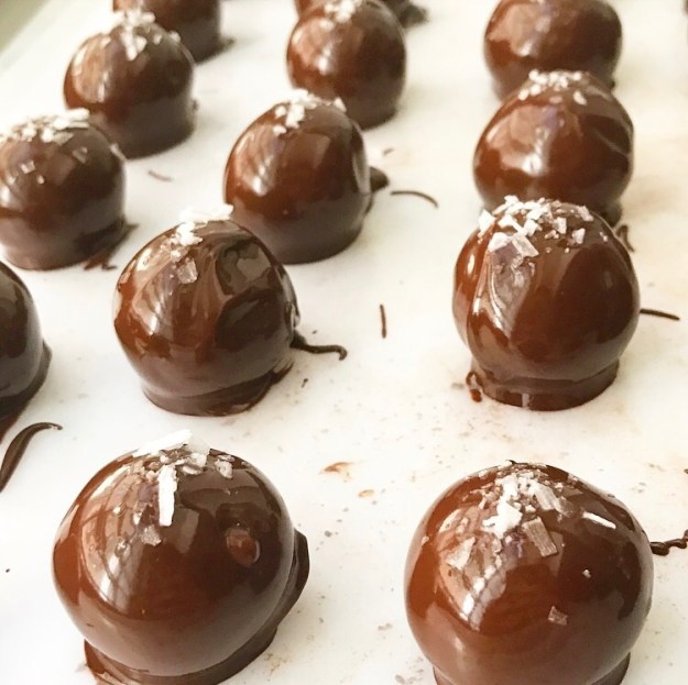 Five-Ingredient Salted Marzipan Truffles {Accidentally Vegan & Gluten-Free}