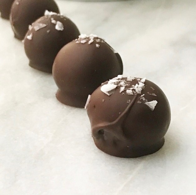 Five-Ingredient Salted Marzipan Truffles {Accidentally Vegan & Gluten-Free}