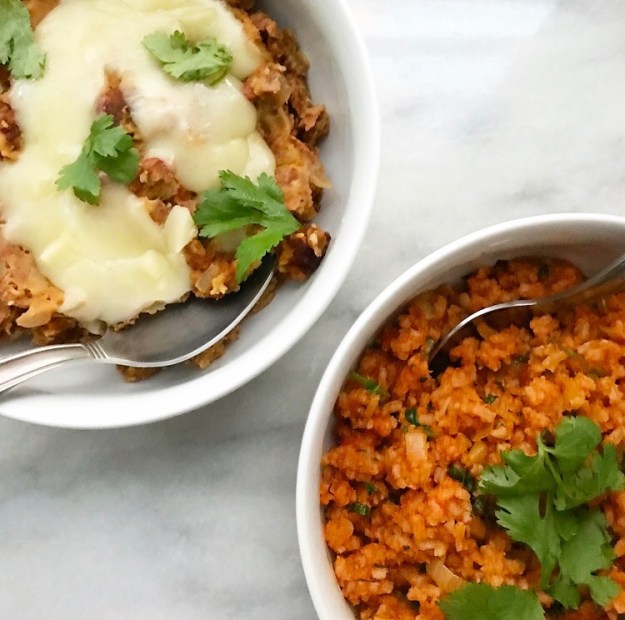 Chorizo Refried Beans & Tex-Mex Rice