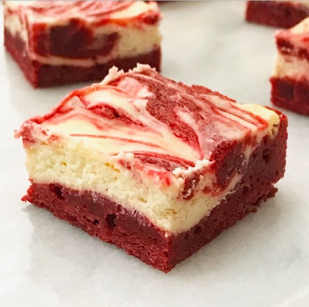 Red Velvet Cheesecake Bars