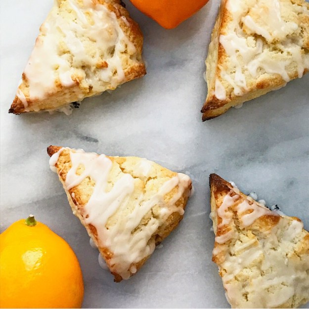 Meyer Lemon Cream Cheese Scones