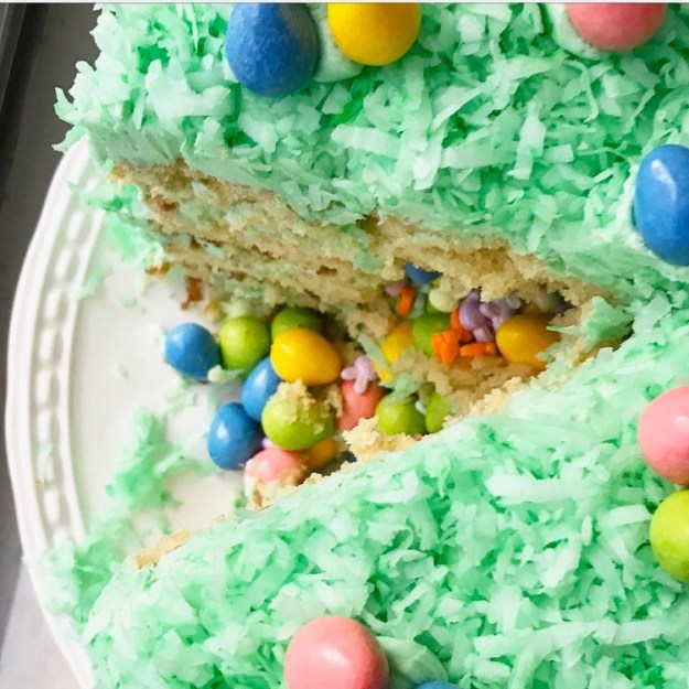 Easter Egg Hunt Cake