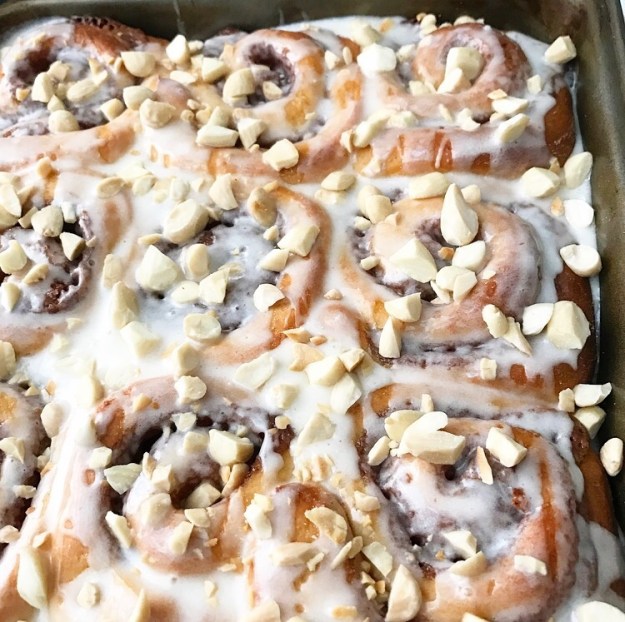 Marzipan Cinnamon Rolls