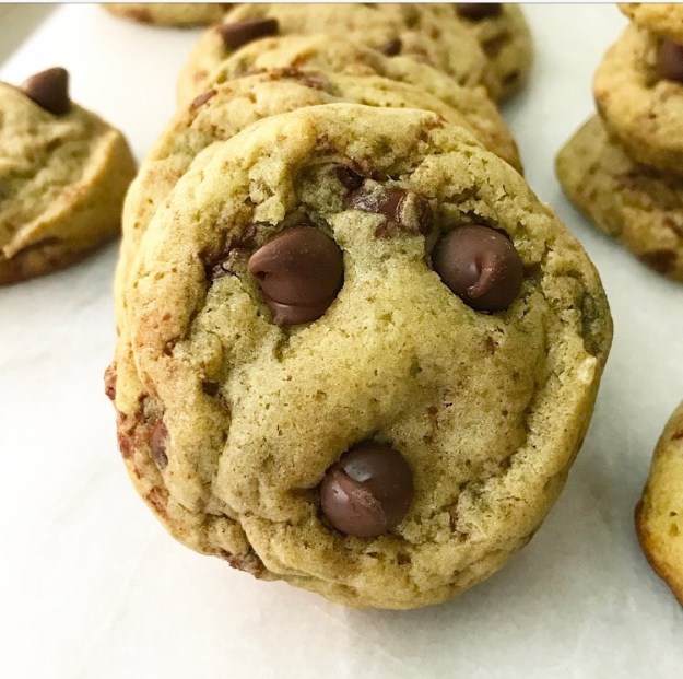 Matcha Chocolate Chip Cookies