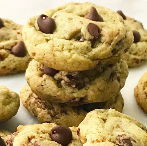 Matcha Chocolate Chip Cookies