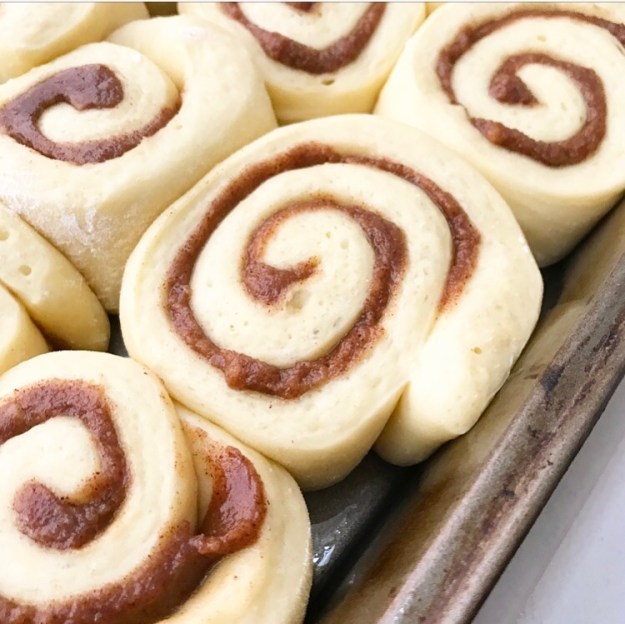 Marzipan Cinnamon Rolls