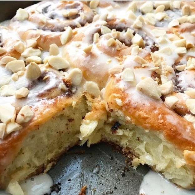 Marzipan Cinnamon Rolls