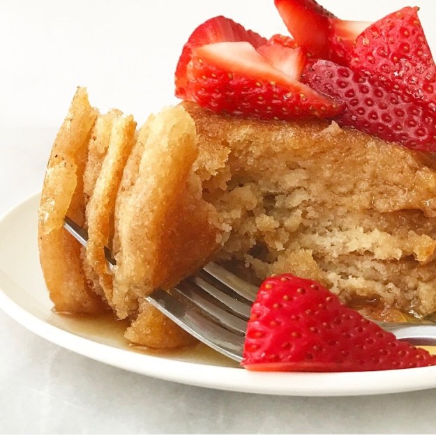 Whole Wheat Pancakes for One