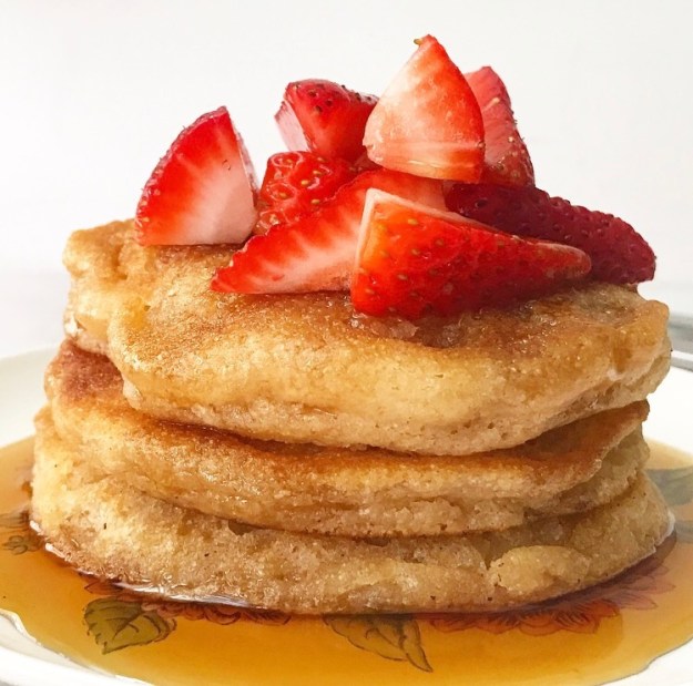Whole Wheat Pancakes for One