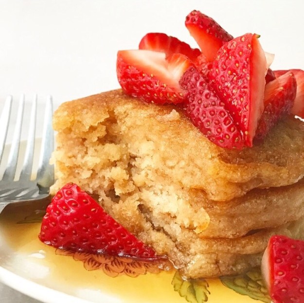 Whole Wheat Pancakes for One