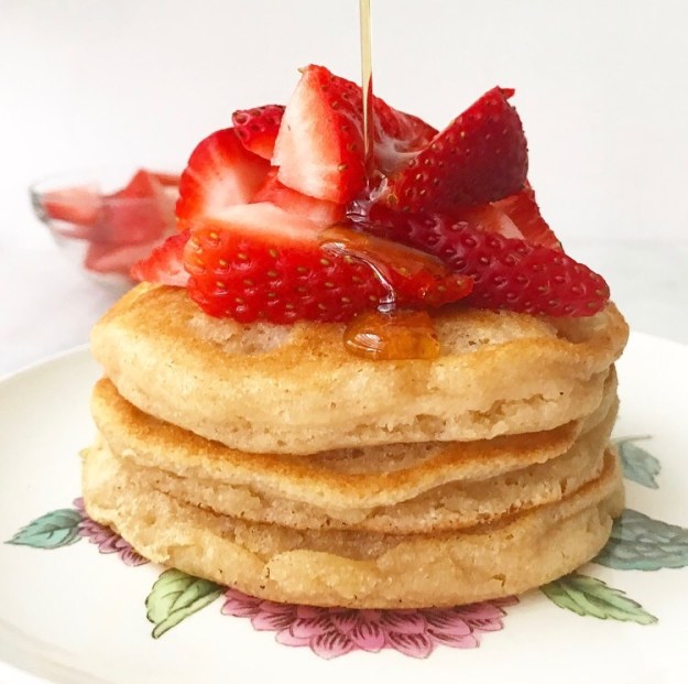 Whole Wheat Pancakes for One