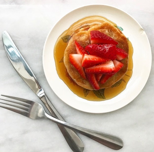 Whole Wheat Pancakes for One