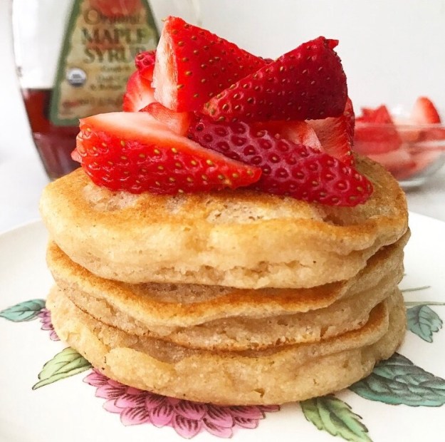 Whole Wheat Pancakes for One