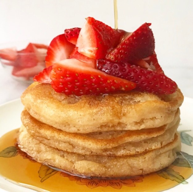 Whole Wheat Pancakes for One