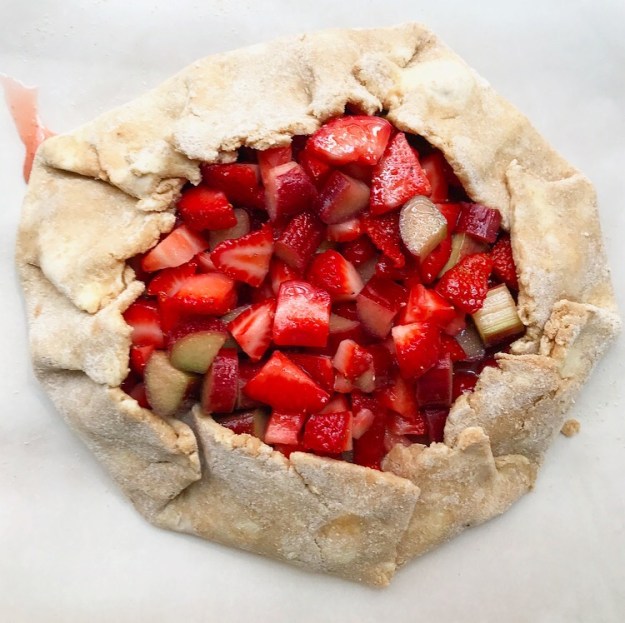 Strawberry Rhubarb Galette