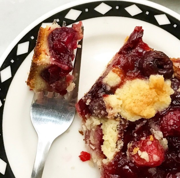 Sweet Cherry Shortbread Bars