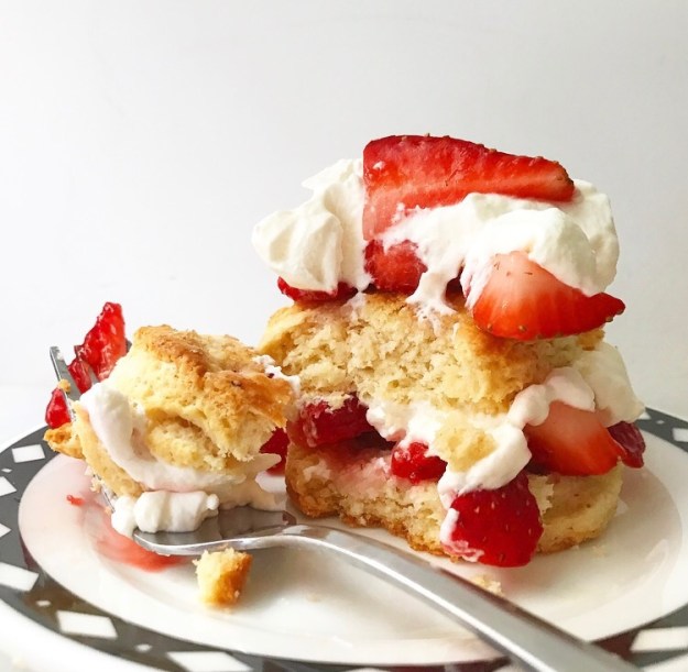 Brown Butter Strawberry Shortcakes