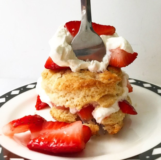 Brown Butter Strawberry Shortcakes