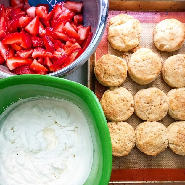 Brown Butter Strawberry Shortcakes