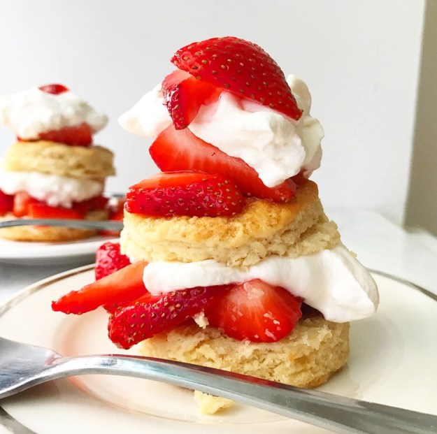 Brown Butter Strawberry Shortcakes