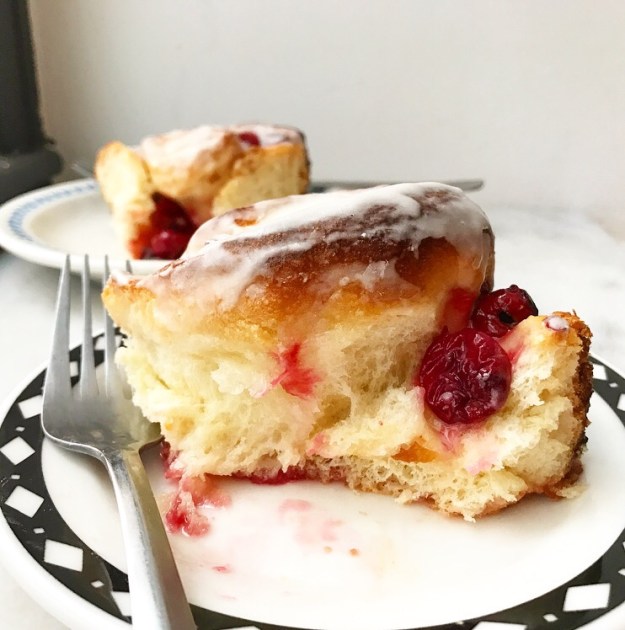 Sour Cherry Sweet Rolls