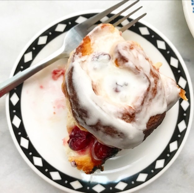 Sour Cherry Sweet Rolls
