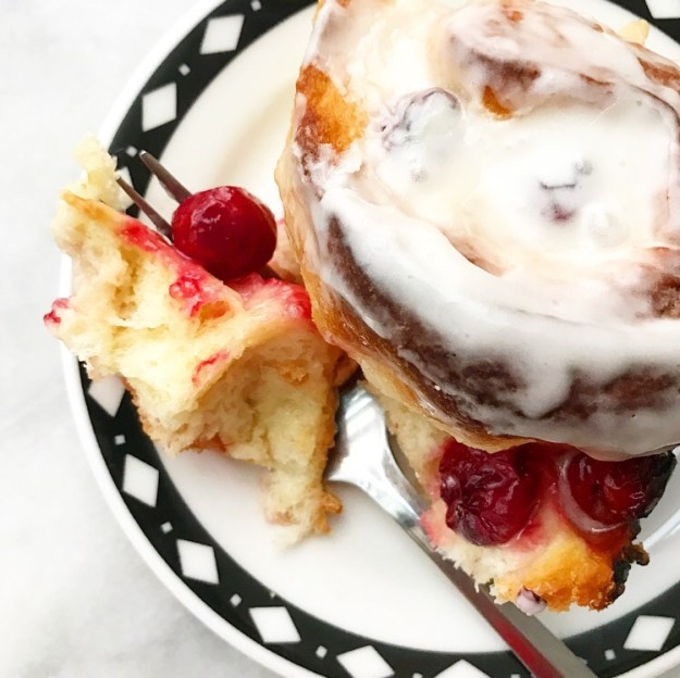 Sour Cherry Sweet Rolls