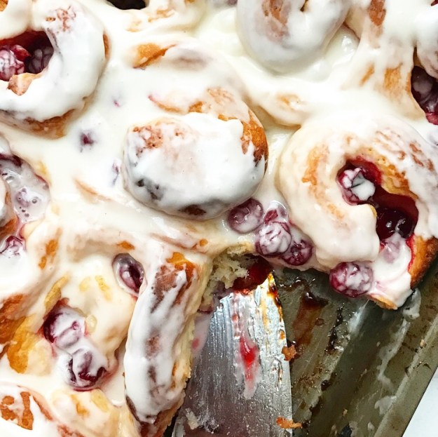 Sour Cherry Sweet Rolls