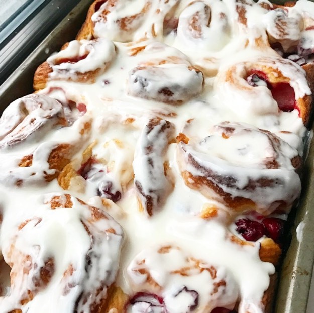 Sour Cherry Sweet Rolls