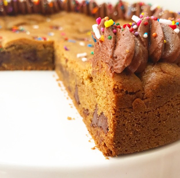 Brown Butter Chocolate Chip Cookie Cake