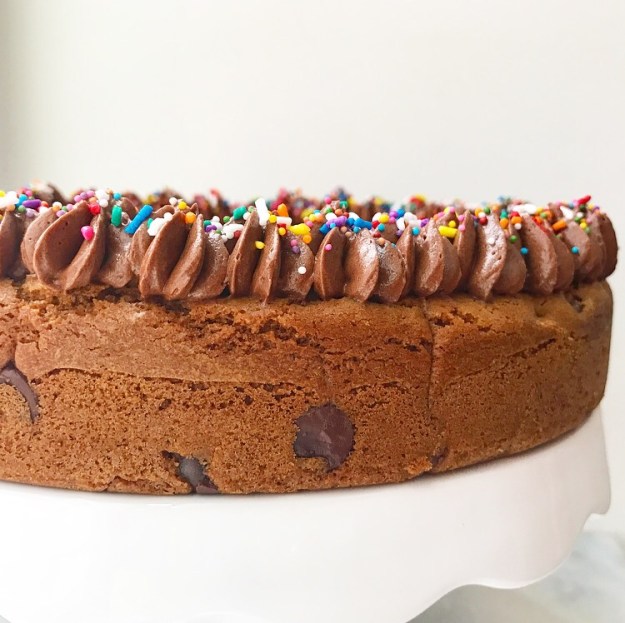 Brown Butter Chocolate Chip Cookie Cake