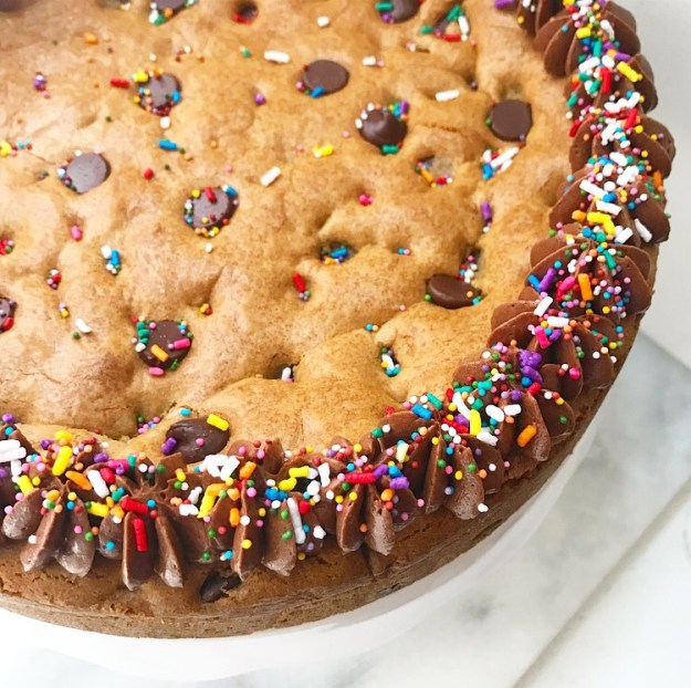 Brown Butter Chocolate Chip Cookie Cake
