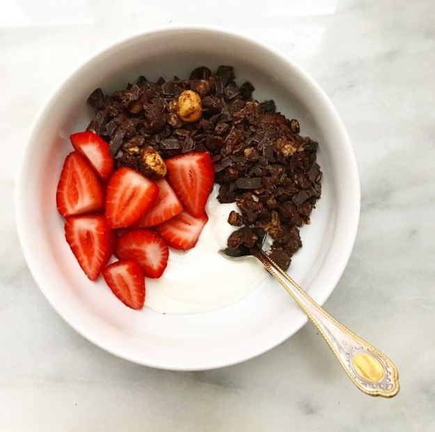 Salted Chocolate Hazelnut Granola