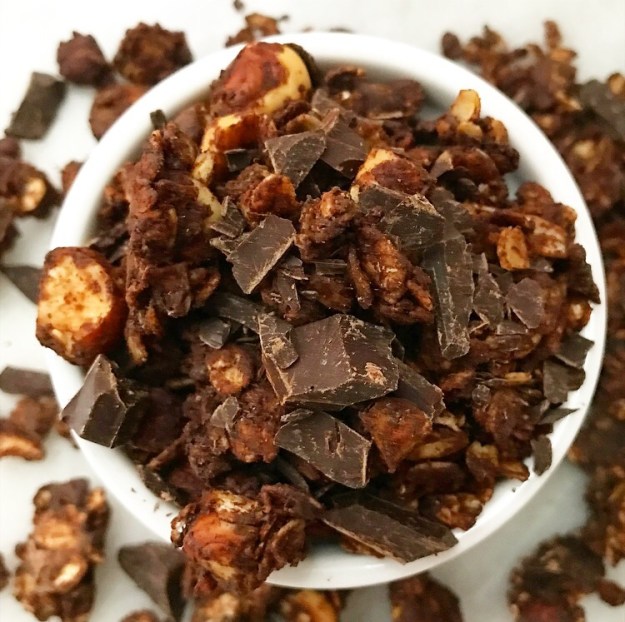 Salted Chocolate Hazelnut Granola