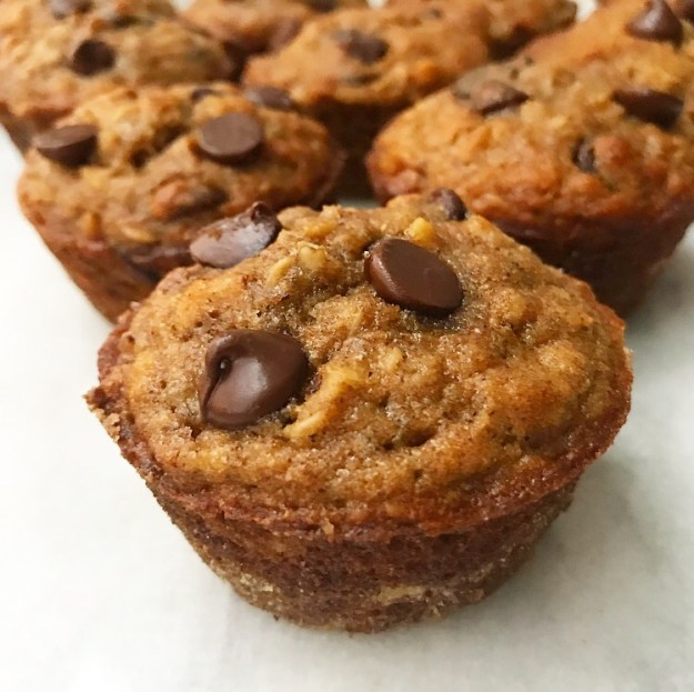 Whole Grain Banana Muffins