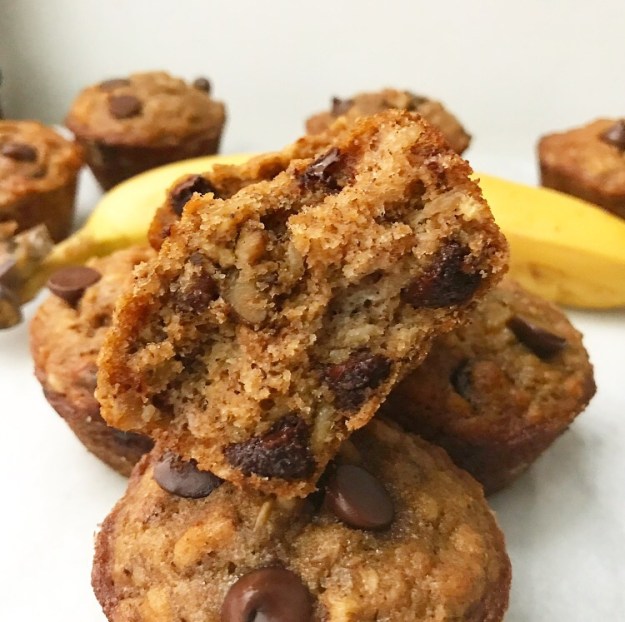 Whole Grain Banana Muffins