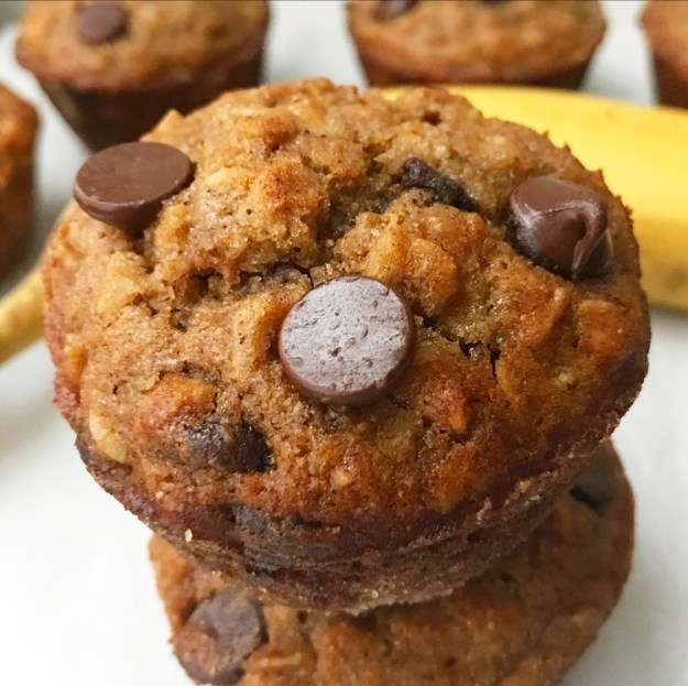 Whole Grain Banana Muffins