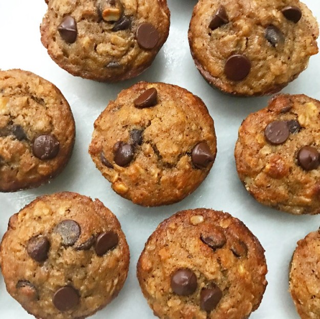 Whole Grain Banana Muffins