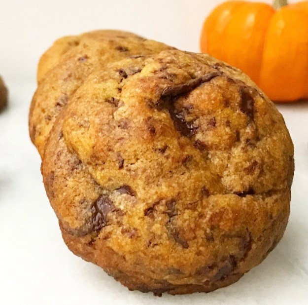 Pumpkin Chocolate Chunk Cookies {Vegan}