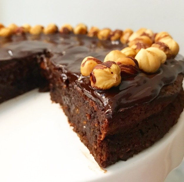 Flourless Chocolate Hazelnut Cake