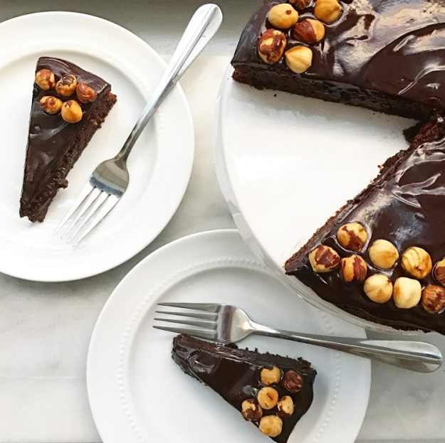 Flourless Chocolate Hazelnut Cake