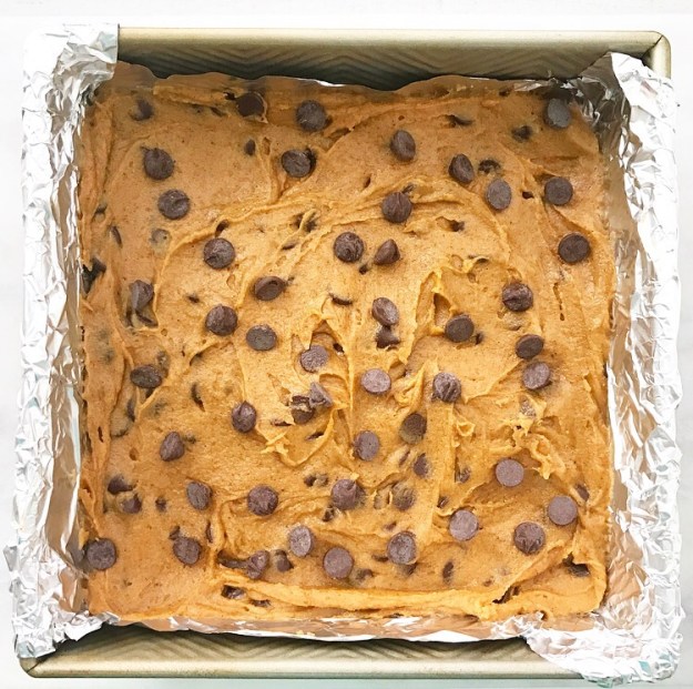 Pumpkin Chocolate Chip Blondies