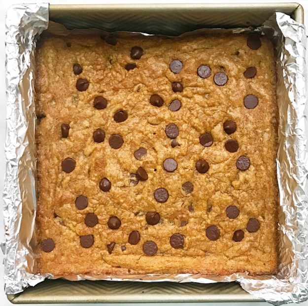 Pumpkin Chocolate Chip Blondies