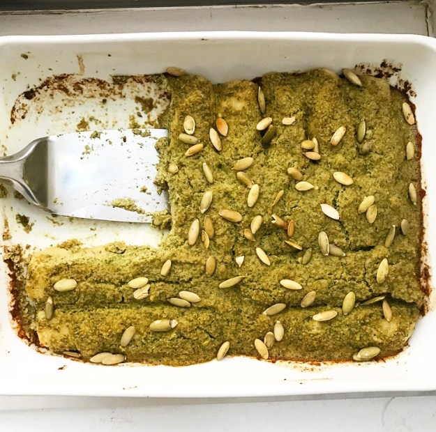 Mushroom Enchiladas with Pumpkin Seed Mole {Pipián Verde}
