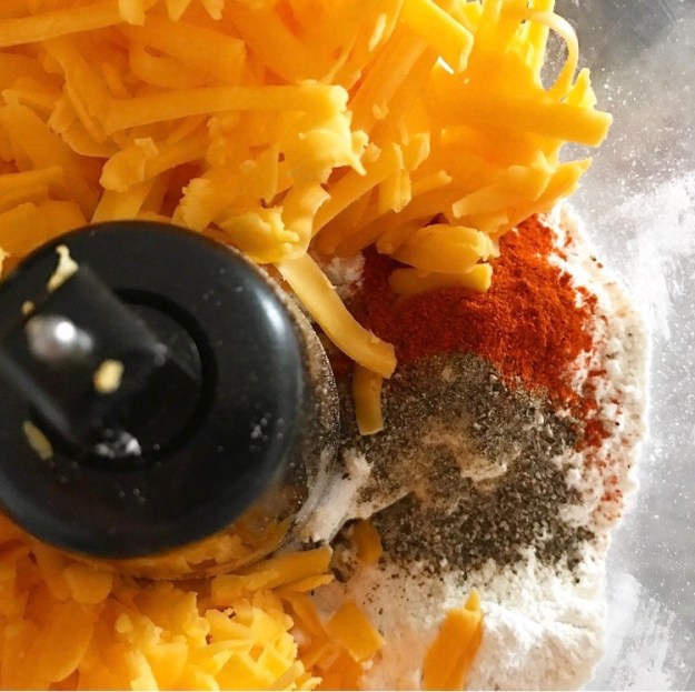 Spicy Cheddar Shortbread