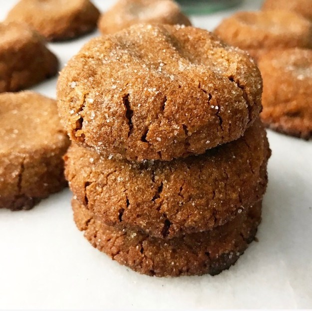 Cashew Butter Ginger Cookies {Vegan & Gluten-Free}